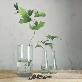 Vase with branches
